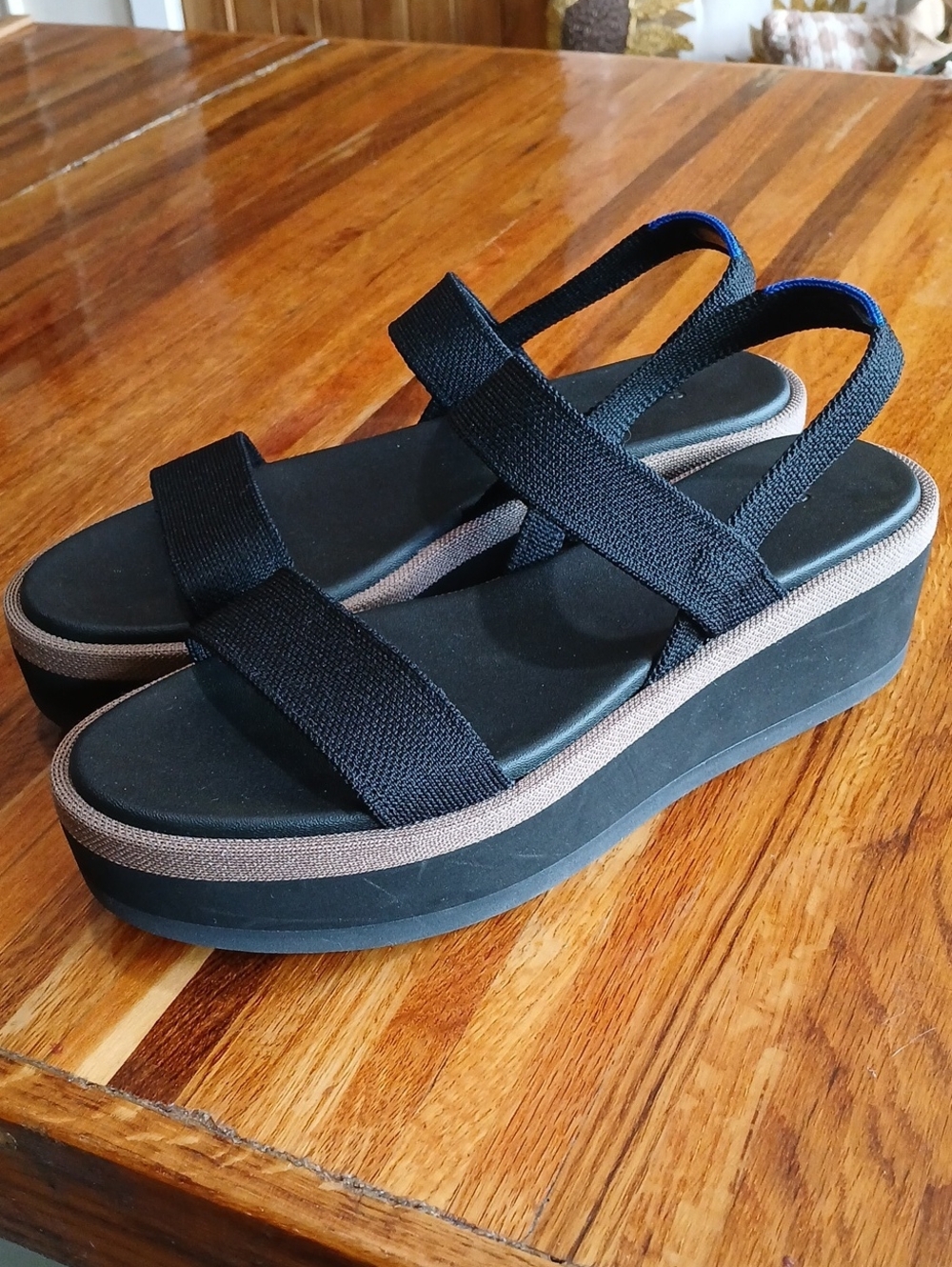 Rothy's The Lightweight Wedge Platform Sandal - 8.5